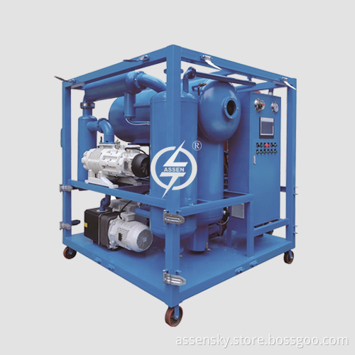 High Vacuum Transformer Oil Dehydration & Filtration Machine